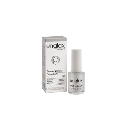 Unglax Scrub Cutículas Gel Exfoliante 10ml