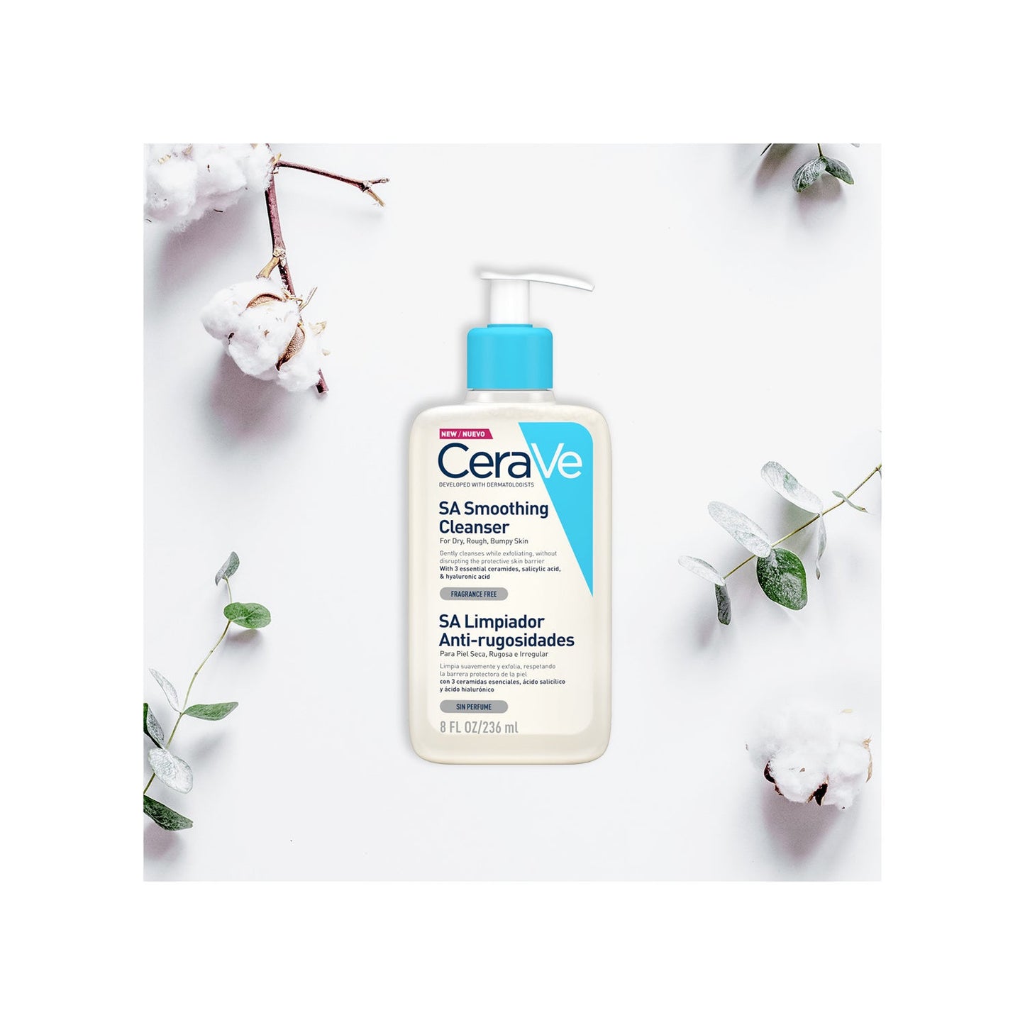 CeraVe® SA Limpiador Anti-rugosidades 236ml