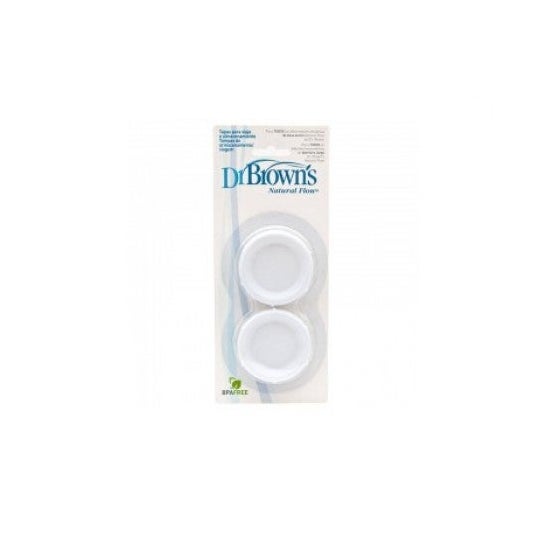 Dr Brown's tapones de viaje boca ancha 2uds