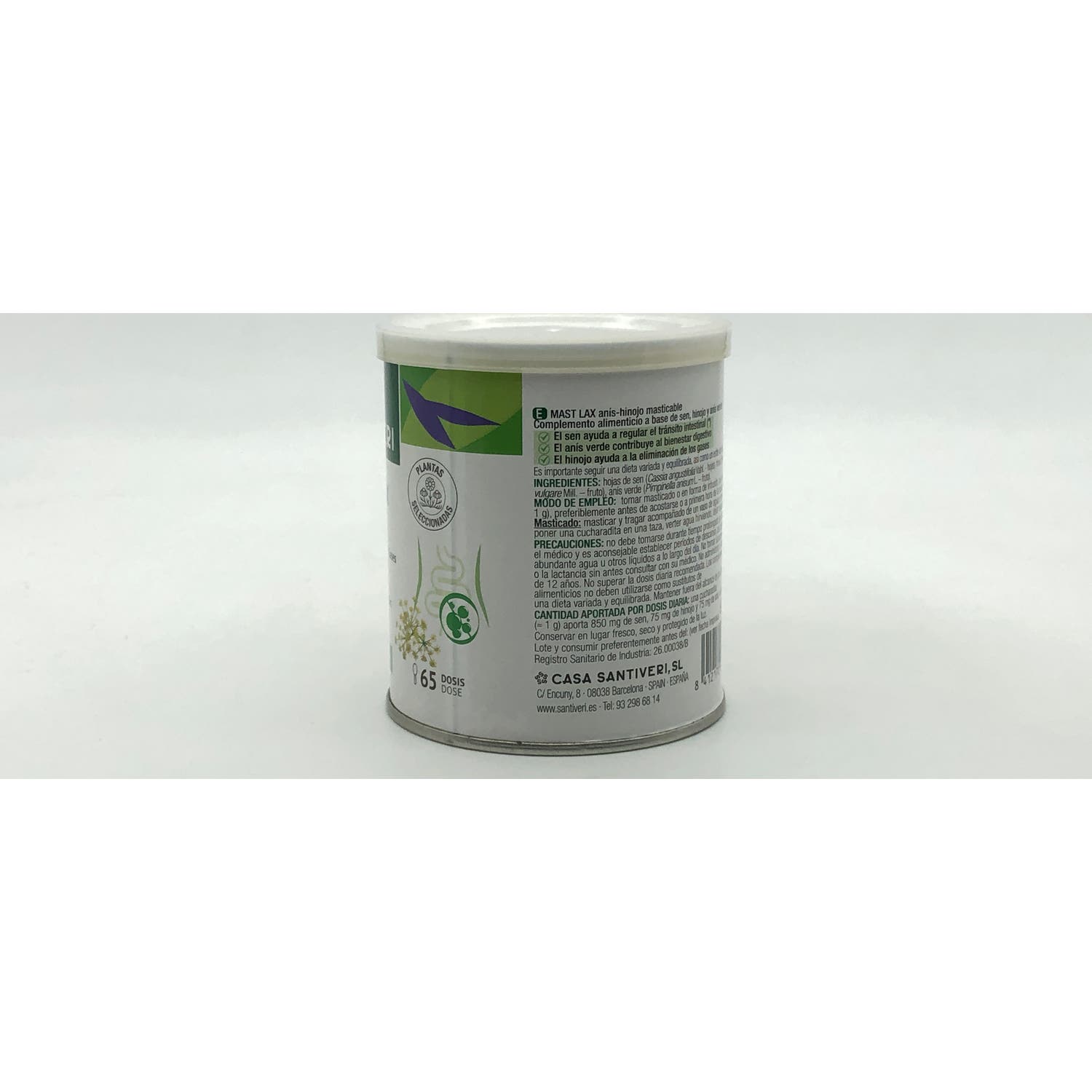 Santiveri Sanaflor Bote Mast-Lax Gases 65gr