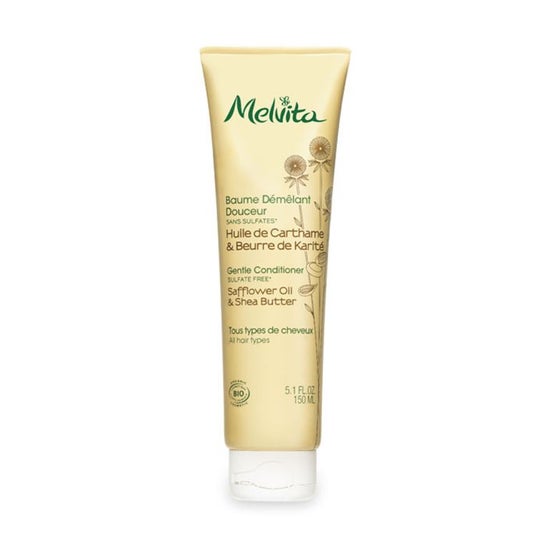 Melvita softening balm dmlant - todos los tipos de cabello 150 ml