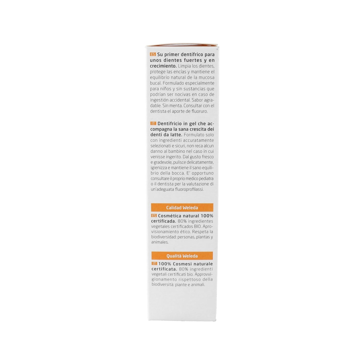Weleda Gel Dentífrico para Niños Dientes de Leche 50ml