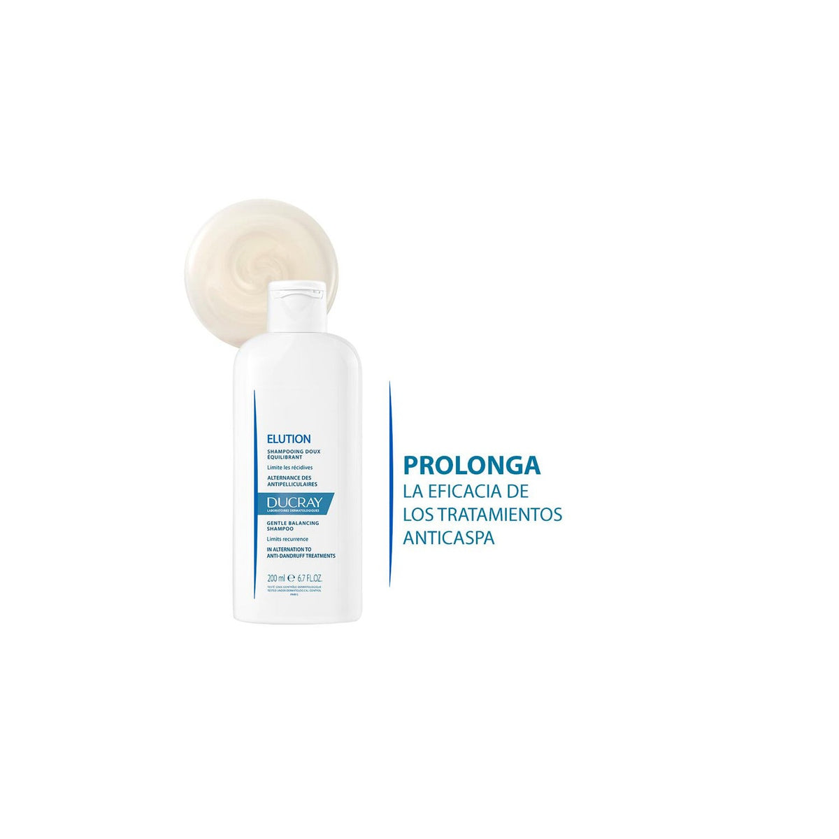 Ducray Elution Champú Suave Reequilibrante 400ml