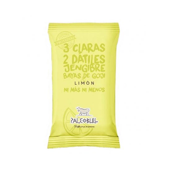 Paleobull Barrita Energetica Limon Goji Jengibre 15 uds