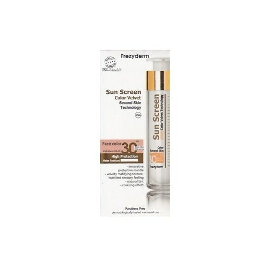 Frezyderm Sun Screen Velvet SPF30 Facial Color 50ml