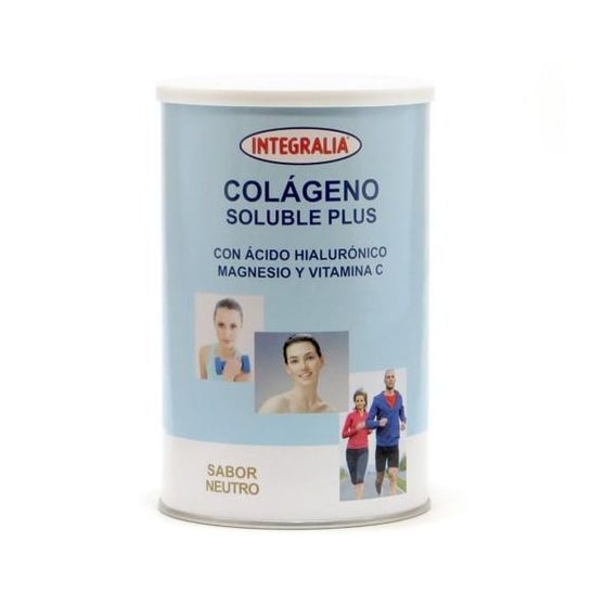 Integralia Colágeno Soluble Plus hialurónico magnesio sabor neutro 360g