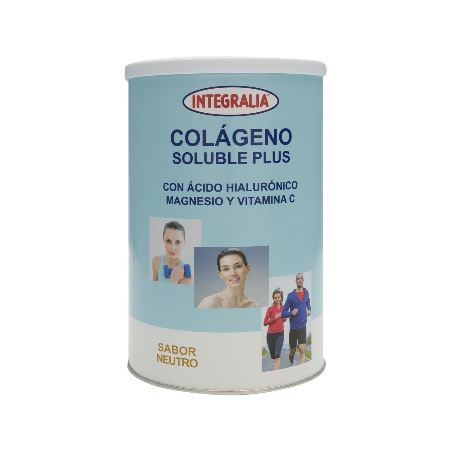 Integralia Colágeno Soluble Plus hialurónico magnesio sabor neutro 360g