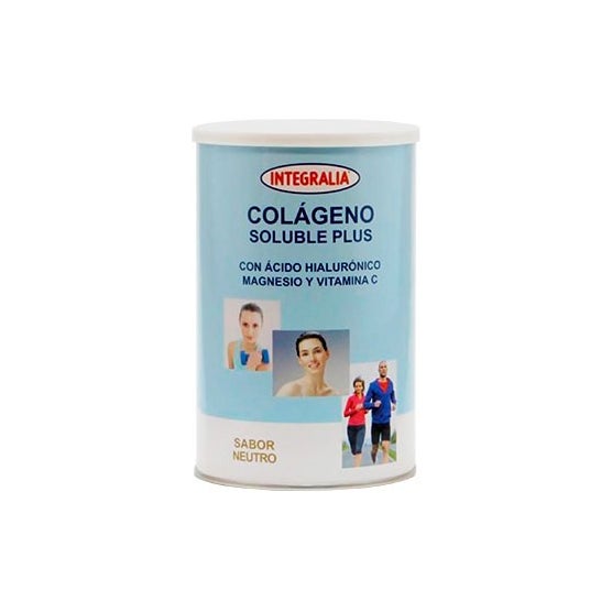 Integralia Colágeno Soluble Plus hialurónico magnesio sabor neutro 360g