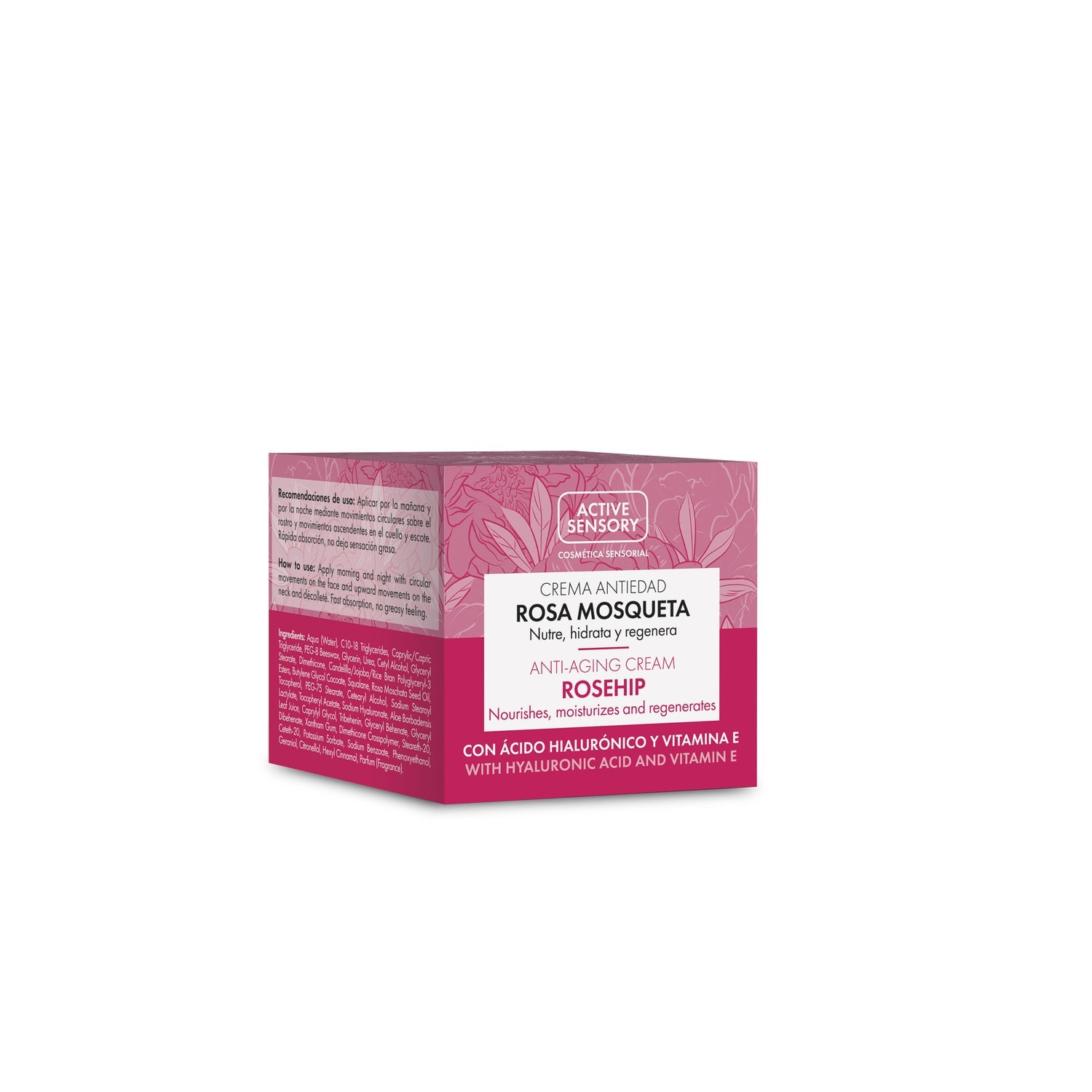 Active Sensory Crema Facial Rosa Mosqueta 50ml