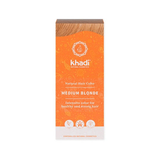 Khadi Tinte Herbal Natural Vegano Khadi Rubio Medio 100G