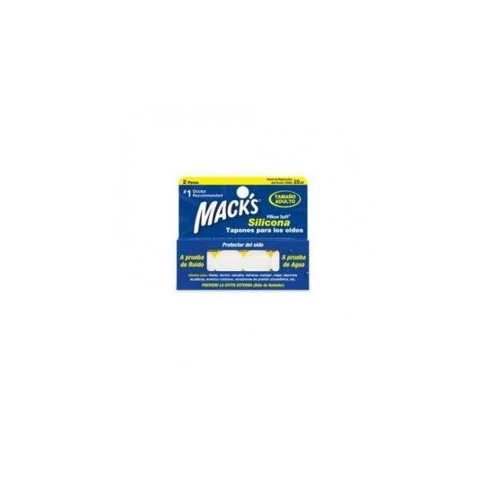 Mack's® Silicona Adultos 2 pares
