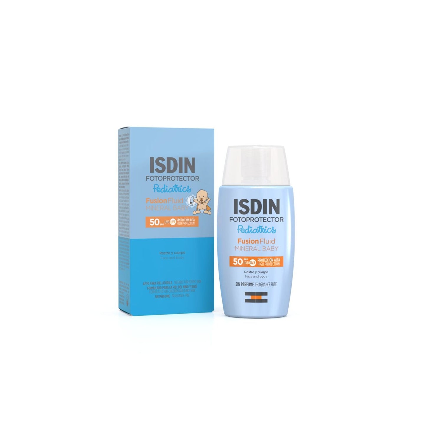 ISDIN Fotoprotector Pediatrics Fusion Fluid Mineral Baby SPF50 50ml