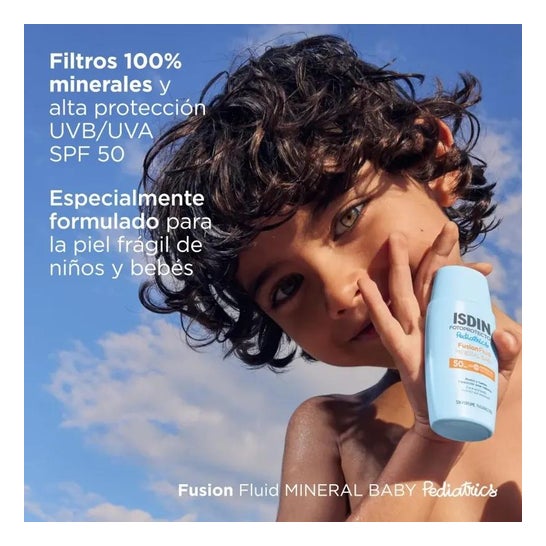 ISDIN Fotoprotector Pediatrics Fusion Fluid Mineral Baby SPF50 50ml