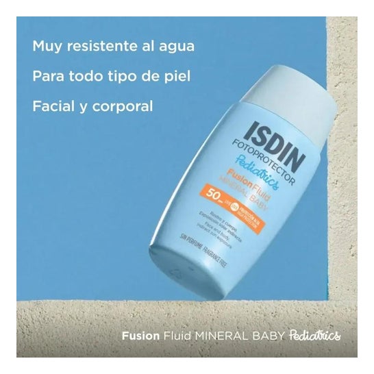 ISDIN Fotoprotector Pediatrics Fusion Fluid Mineral Baby SPF50 50ml