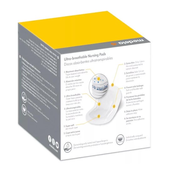 Medela Discos Absorbentes Ultratranspirables 30 uds