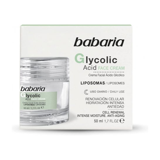 Babaria Crema Renovación Celular Ácido Glicólico 50ml