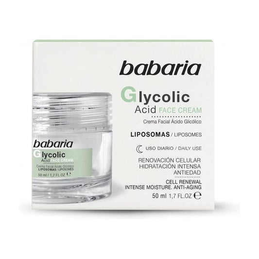 Babaria Crema Renovación Celular Ácido Glicólico 50ml