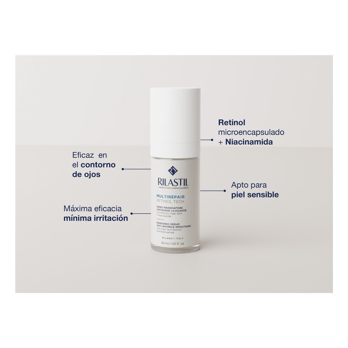 Rilastil Multirepair Retinol Tech Gel-Sérum 30ml