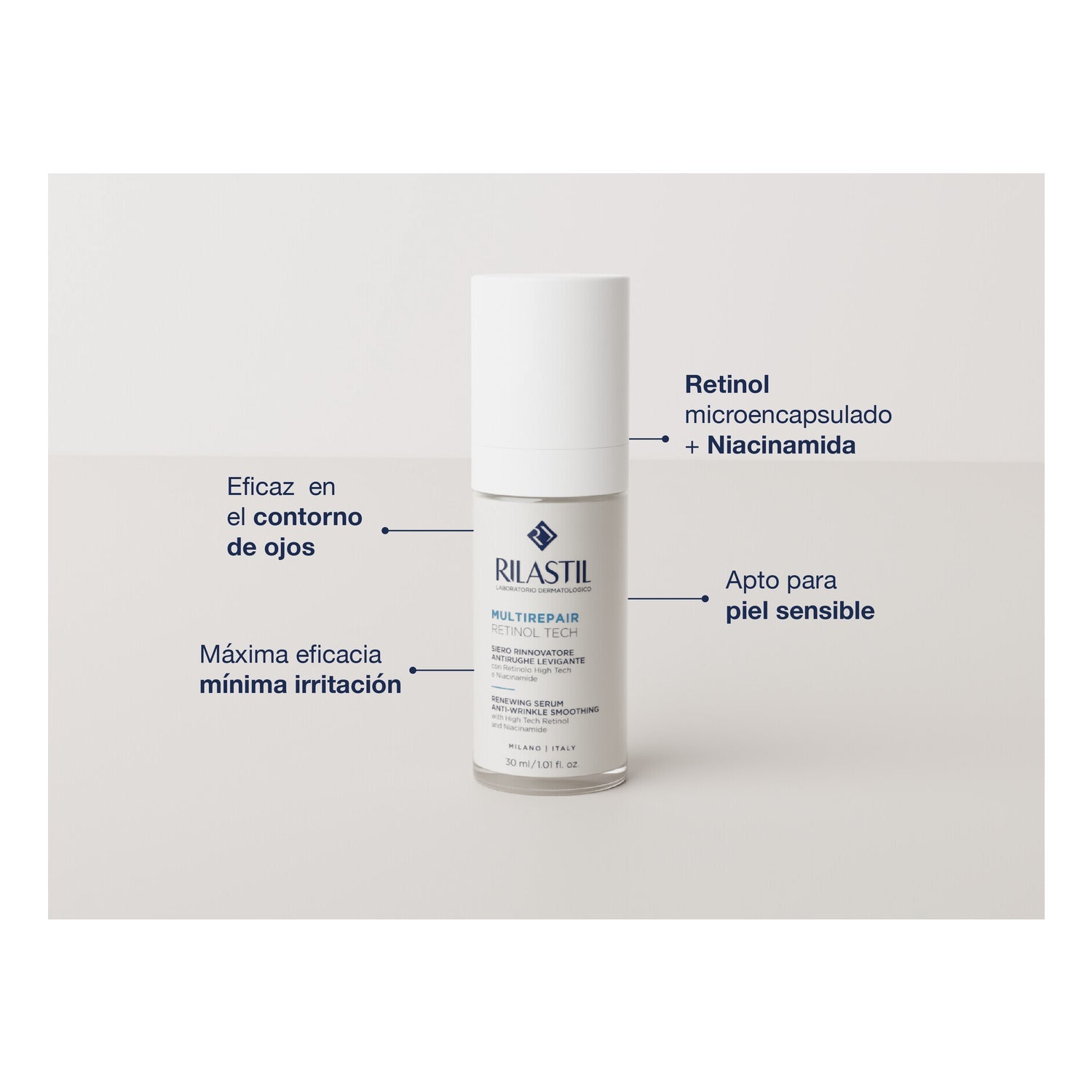 Rilastil Multirepair Retinol Tech Gel-Sérum 30ml