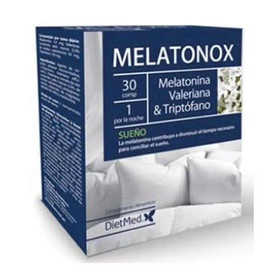 DietMed Melatonox Melatonina Valeriana & Triptofano 30comp