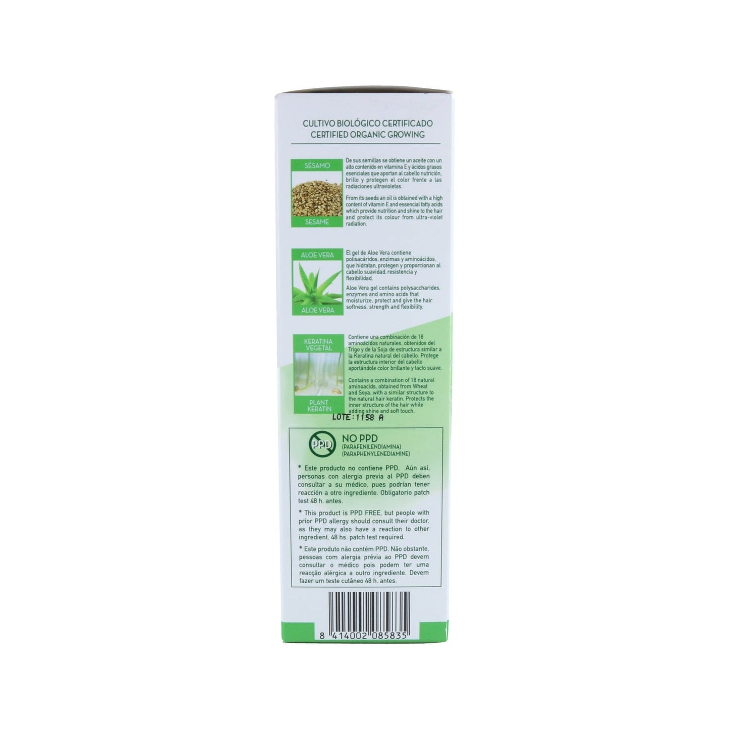 Corpore Sano Tinte Permanente Nº 5 Castaño Claro 140ml