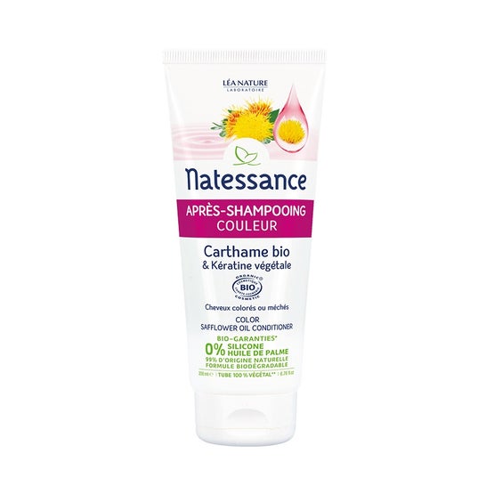 Natessance Acondicionador de Color de Cártamo y Queratina 200 ml