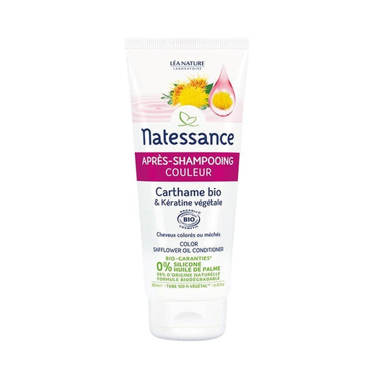 Natessance Acondicionador de Color de Cártamo y Queratina 200 ml