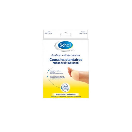 Scholl Cojín Plantar Tamaño 1 1 par