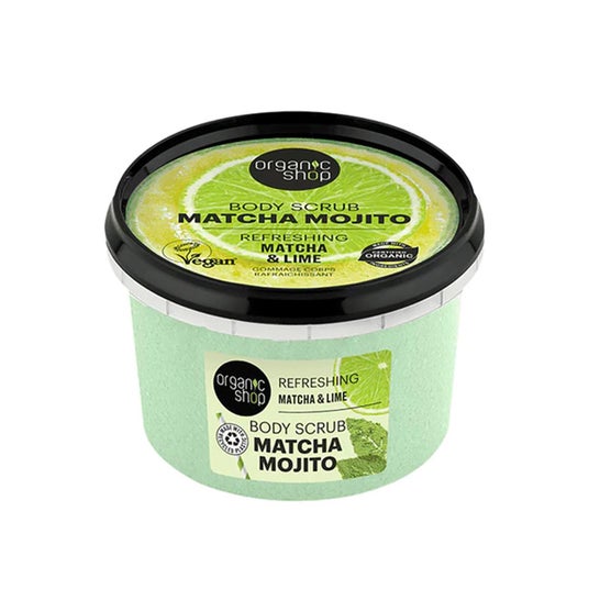 Organic Shop Refreshing Matcha Mojito Body Scrub 250 ml