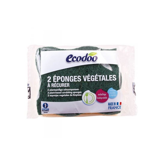 Ecodoo Esponja con Estropajo 2uds