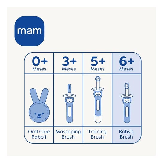 Mam Baby Cepillo Dental Infantil Baby's Brush +6M 1 Unidad