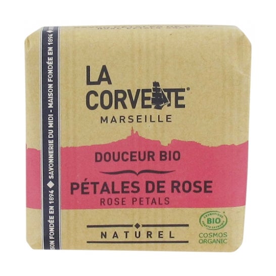 Jabón de pétalos de rosa La Corvette 100 g