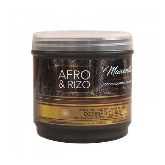 Afro & Rizo Mascarilla para Cabello Rizado Cacao Karité 226 g