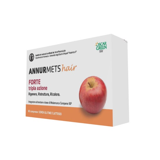 Annurmets Hair Forte Triple Acción 60comp