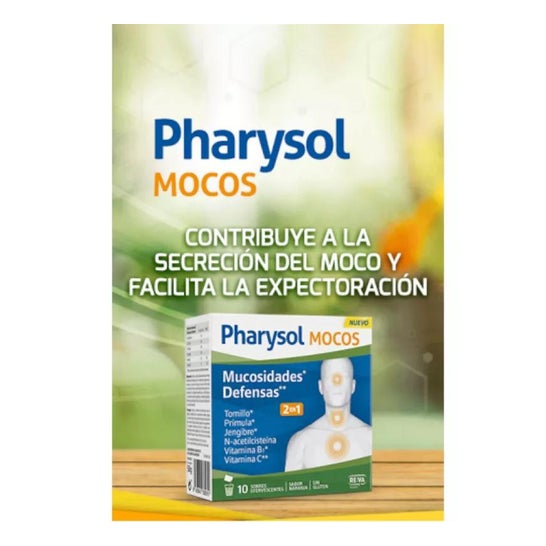Pharysol Sobres Efervescentes Mucosidades Y Defensas 10 Sobres