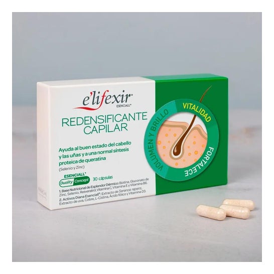 Elifexir Esencial Redensificante Capilar 30caps