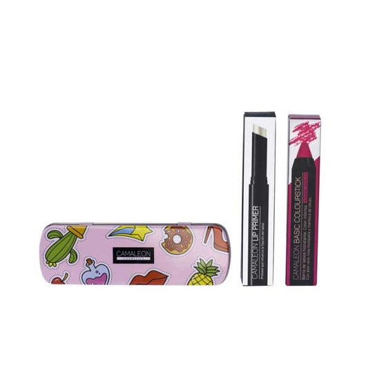 Camaleon Cosmetics Pack Fijación & Color Cereza 3 uds