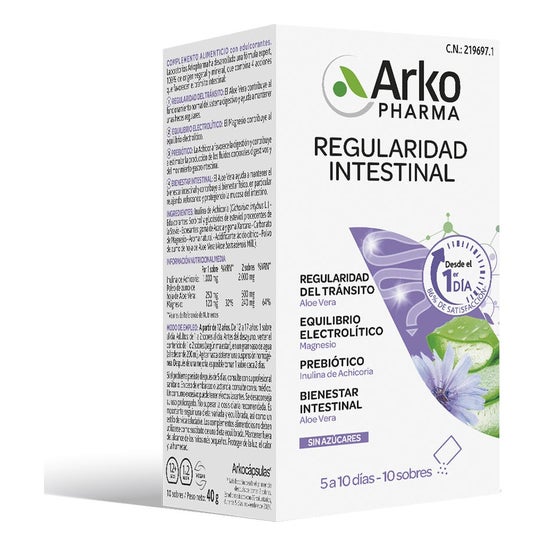 Arkopharma Arkocápsulas Regularidad Intestinal 10 sobres