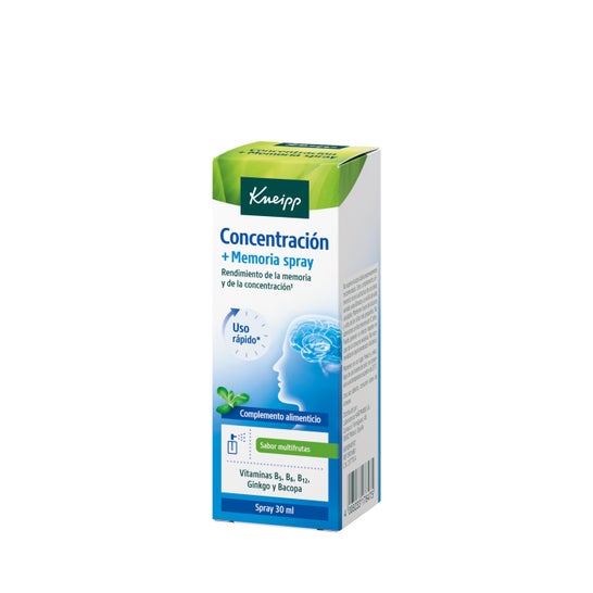 Kneipp Concentración + Memoria Spray 30 ml