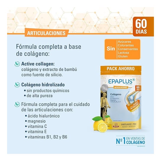 Epaplus Arthicare Colágeno + Silicio Sabor Limón 668g