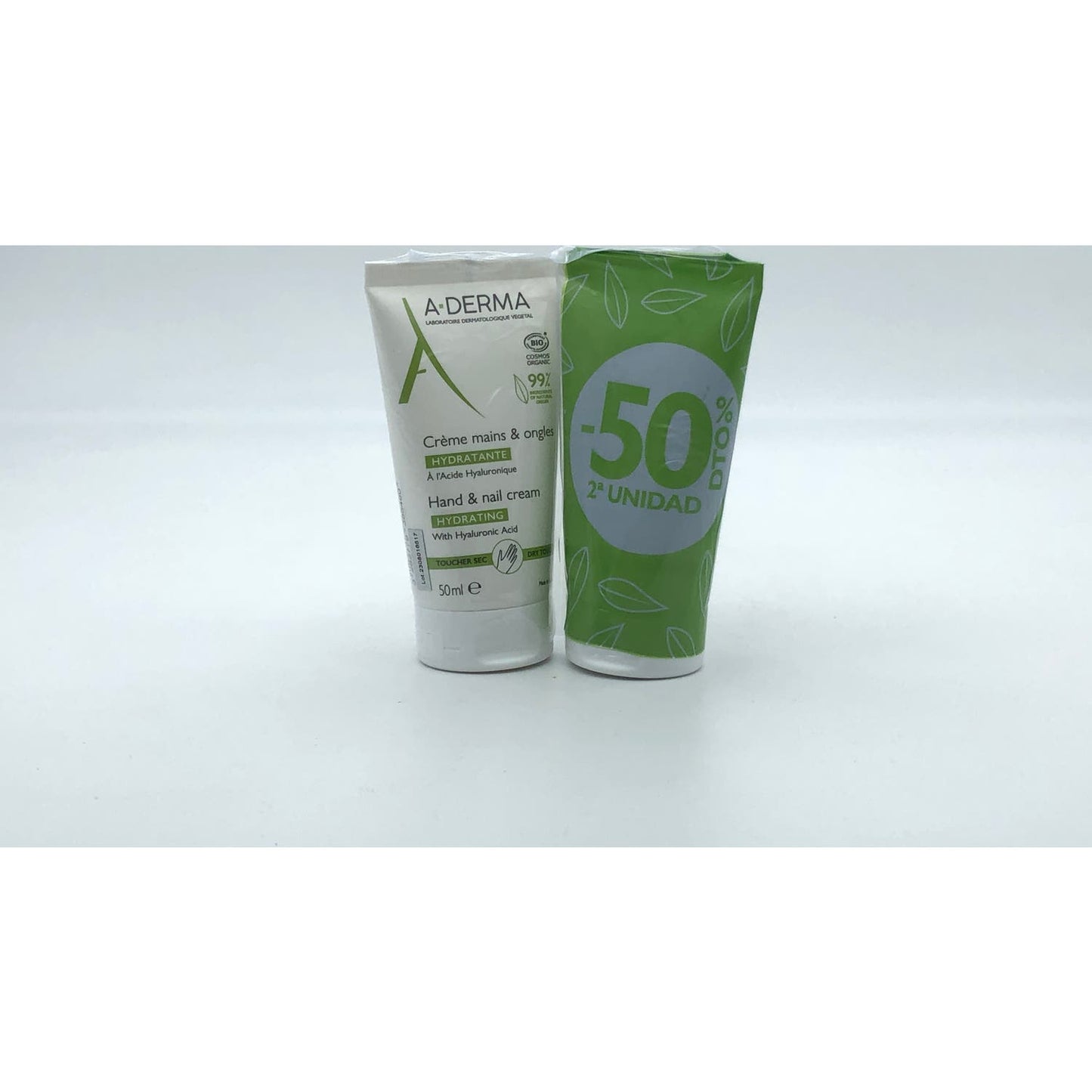 A-Derma Crema de Manos y Uñas Reparadora 2x50ml