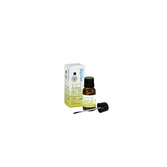 Saluvital Aceite de Árbol de Té Puro 100% Natural Especial Uñas 10ml