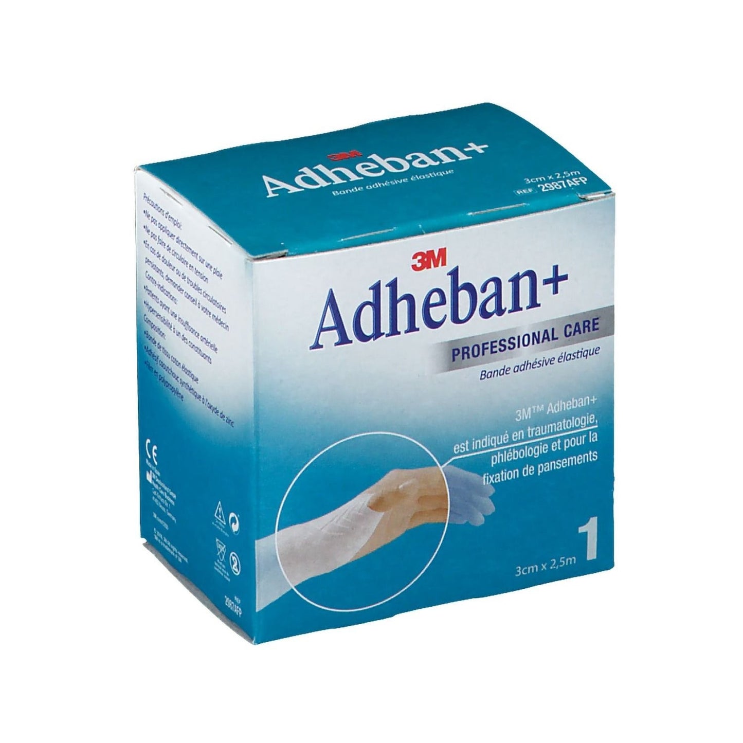 Bde Adheban+ Elast Adh 3Cmx2,5M