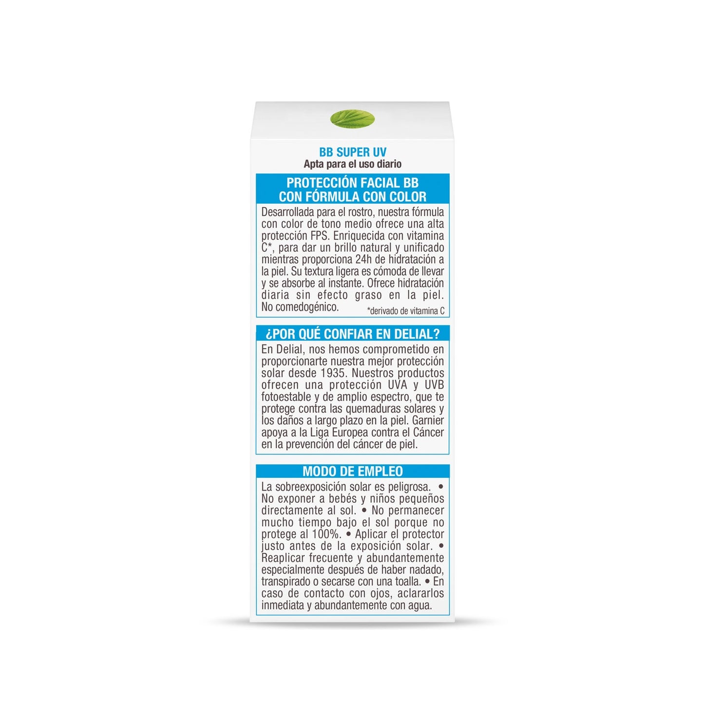 Garnier Delial BB Super UV SPF50+ con Vitamina C 50ml