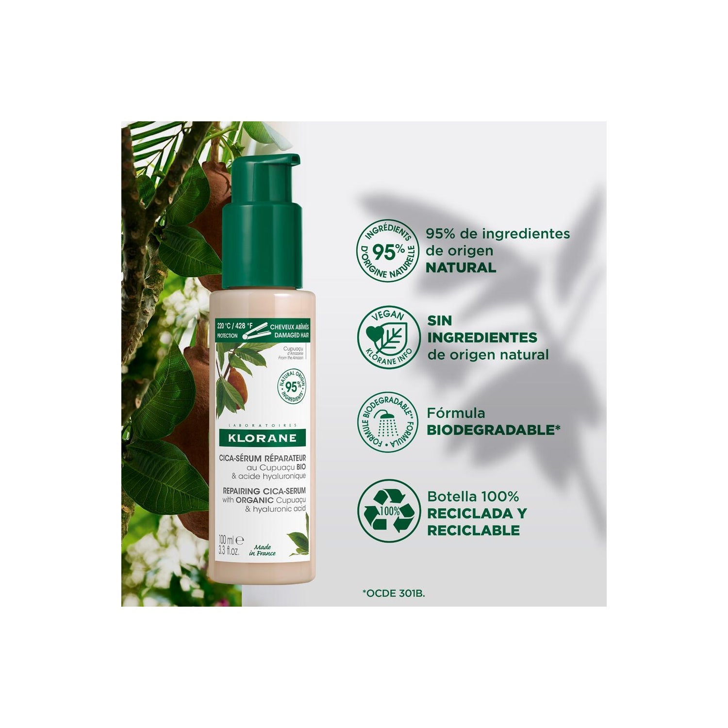 Klorane Sérum al Cupuaçu 100ml