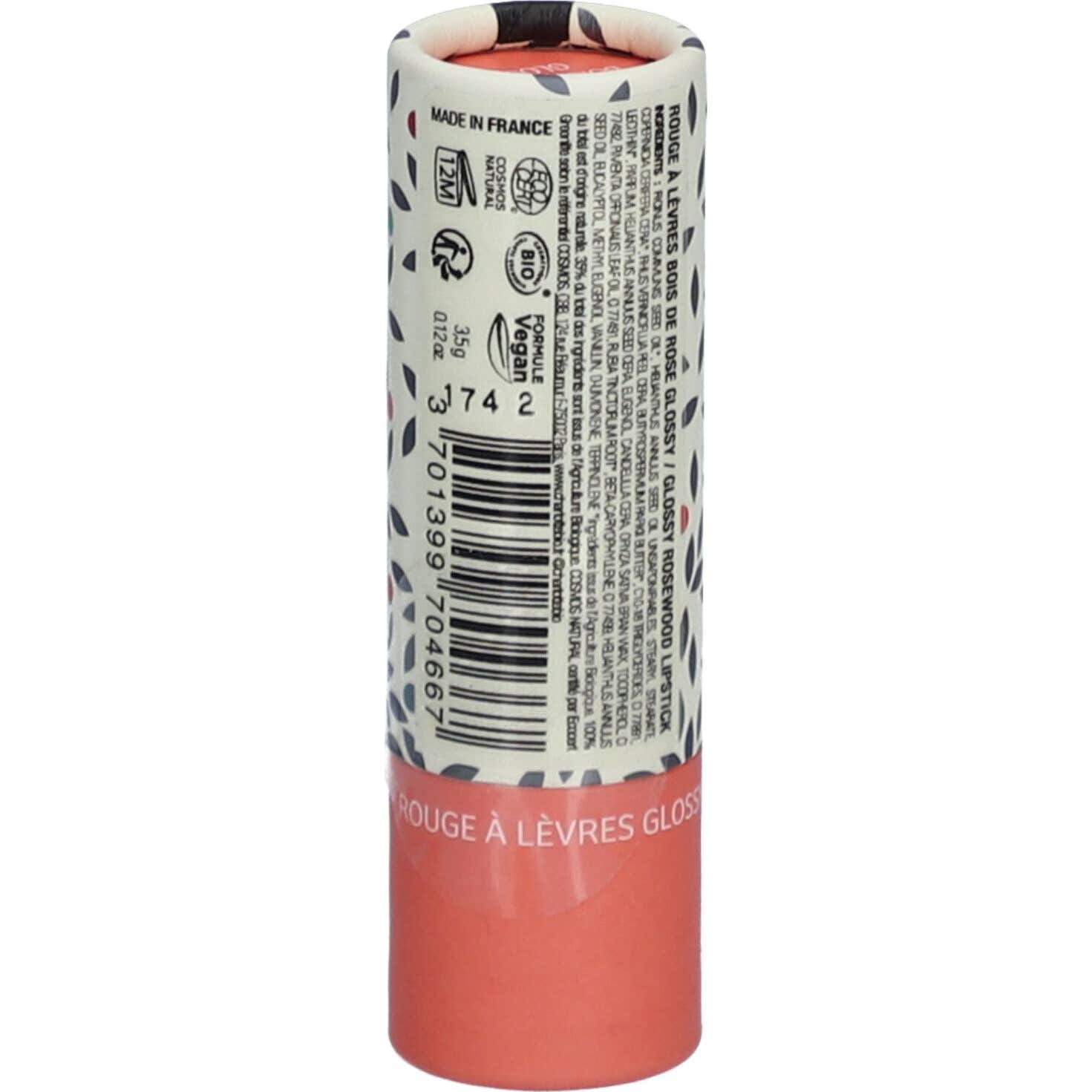 Charlotte Bio Barra de Labios Glossy Rosewood 3.5 g