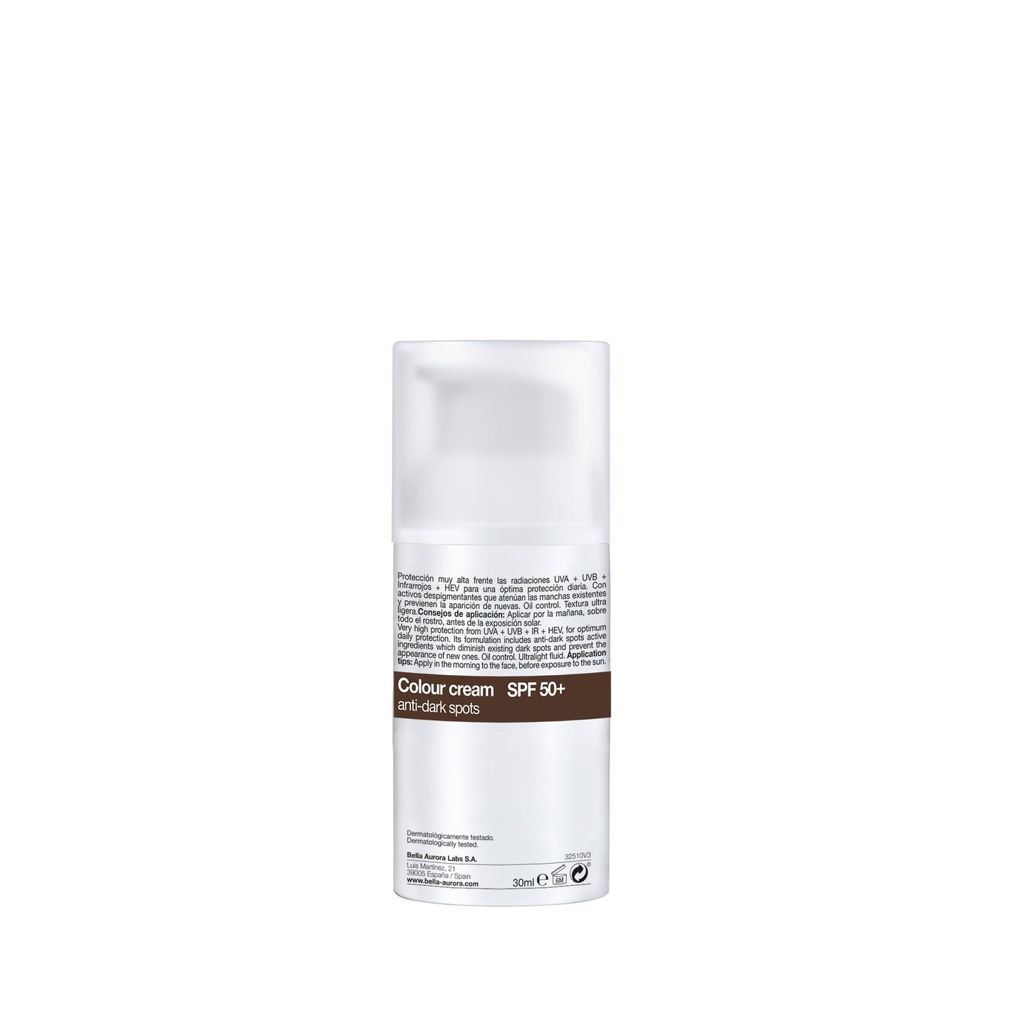 Bella Aurora CC Cream Crema Color Anti-Manchas SPF50+ Oil Control 30ml