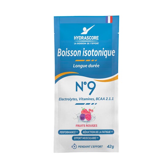 Hydrascore N°9 Frutos Rojos Bebida Energética Bcaa 42 g