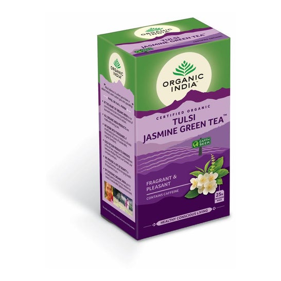 Organic India Tulsi Jasmine Green Tea 25 uds