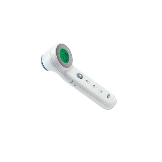 Braun Termómetro Sin Contacto BNT400WE frontal con Age Precision